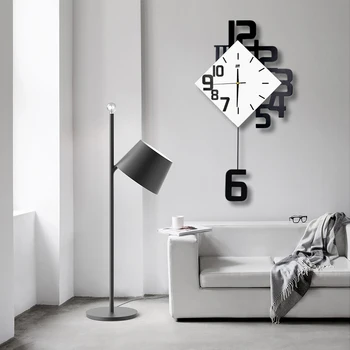 Swing Ceas De Perete Cu Design Modern Stil Nordic Camera De Zi Ceasuri De Perete Home Decor Modern, Creativ Dormitor Tăcut Perete Ceas