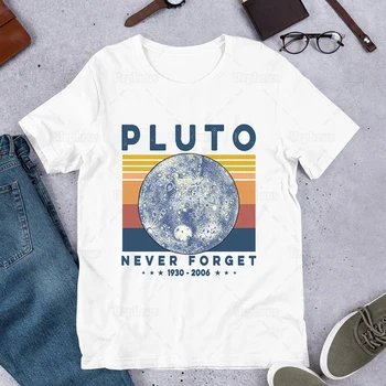 Pluto Nu Uita Retro Tricou Amuzant Pluto Planeta 1930 2006 Hip Hop Tricou Hot Vânzarea De Sus De Bumbac Tees