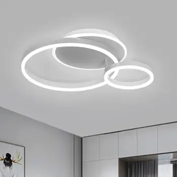 Ganeed Aluminiu Acrilic Moderne, CONDUSE de Plafon Lumina 3-Inel LED Lampă Flush Mount Fixare Tavan pentru Living Dining Dormitor Acasă