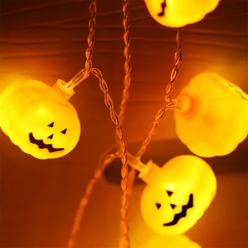 OUFULA Halloween Lumina Dovleac cu LED Solar rezistent la apa Ghost Festival Decor de Lumină