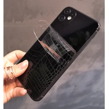 Transparent Crocodil Model Spate de Film pentru iphone 11 pro max Telefon Mobil Clar Lichid Protector Nano Moale de Acoperire de Film A91