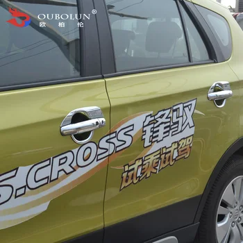 De înaltă calitate ABS Cromat Mâner de Ușă Acoperire Pentru Suzuki SX4 S-Cross S Cross 2016 2017 2018 Auto-styling Auto-capace