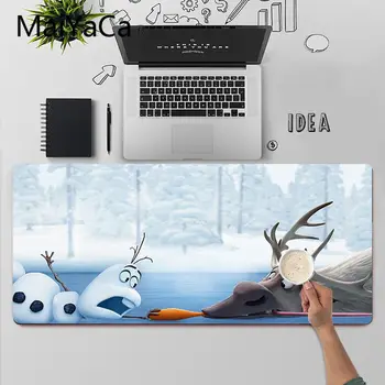 MaiYaCa om de Zăpadă Înghețată Birou Soareci Gamer Mouse Pad XXL Mouse Pad Laptop Birou Mat pc gamer completo pentru lol/world of warcraft