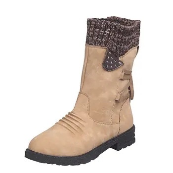 Femei Cizme Glezna 2020 Toamna Iarna Zapada Ghete Pantofi pentru Femei Britanice Vânt de Iarnă Artificiale Fluf Scurt Cizme din Piele
