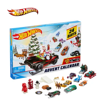 Hot Wheels Crăciun Countdown Calendar Cutie de Cadou de Crăciun Advent Calendar Masini Si Accesorii Cadouri de Crăciun Pentru Copii FYN46