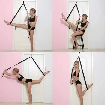 Ușa Flexibilitate, Stretching Picioare Targă Curea cu Bucle de Formare Split Talie Coarda de Gimnastică Dans Ligament Intindere Curea Ușa Tren
