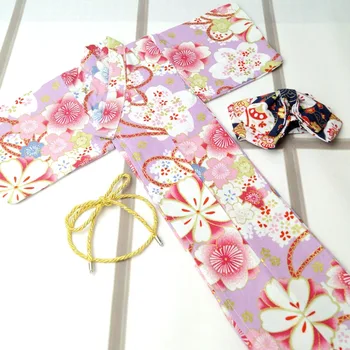 OOAK Japonia Stil Violet Rochie Kimono Pentru 1/4 17