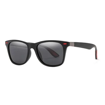BRAND DESIGN Clasic Polarizat ochelari de Soare Barbati Femei Conducere Cadru Pătrat Ochelari de Soare Ochelari de cal de sex Masculin UV400 Gafas De Sol Oculos