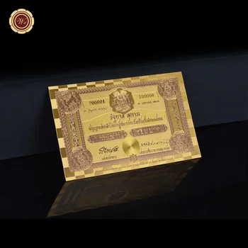 Thailanda Aur de 24K Folie Notă de Bancă Thai Baht Bancnote False de Lege Colectarea Banilor de Promovare de Afaceri, Cadou pentru El Dropshipping