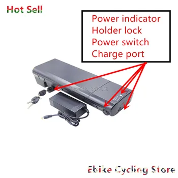 Transport gratuit în oraș biciclete E-bike bateriei înlocuiți upgrade rack spate tip li-ion 36v 8.8 ah 10ah 10.4 ah 11.6 ah 12.8 ah 14ah 250w 350w