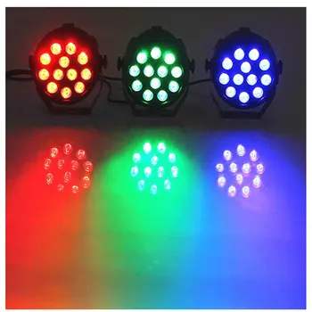 54x3W LED Par Light RGBW Disco Spălare Echipament de Lumina 8 Canale DMX 512 CONDUS Uplights Etapa de Iluminat Strobe Efect de Lumină 12x3W