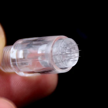 50 Buc 8mm 12 Pini Noul Nano Vierkante Ronde Micro Naalden Derma Pen Cartuș de Dr. Pen Mesotherapie Naald Voor Charmant Mașină