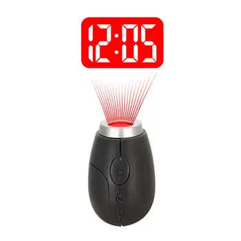 BRELONG de proiecție Digitală ceas breloc Mini LCD ceas de proiecție Lumina de Noapte Proiector Magic Ceas Roșu Albastru Negru
