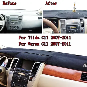 Pentru Nissan Tiida Latio-Versa Trazo 2004 2005-2009 2010 2011 Dashmat Tabloul De Bord Capacul Saltea Pad Dash Parasolar Covor Accesorii Auto