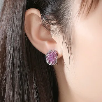 Sinzry Fierbinte cubic zirconia arici design stralucind cercei stud doamna coreean elegant, la modă, cercei bijuterii costum