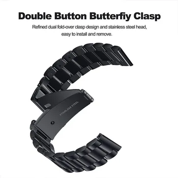 Banda din Oțel inoxidabil Curea Pentru Huami Amazfit GTS GTR 42mm Amazfit Bip PIC Ritmul Lite 20mm Watchband de Metal Brățară Stil de Afaceri