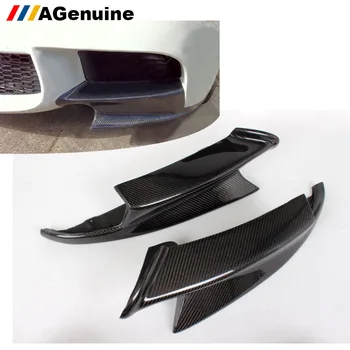 Real fibra de Carbon AG stil spoiler fata buze front-end bărbie șorțuri de protecție față repartitoare pentru BMW seria 3 E90 E92 M3