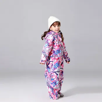 2020 Nou în aer liber Fierbinte de Vânzare de Brand Fete de Schi Costum Impermeabil Pantaloni+Sacou Set de Sporturi de Iarnă Îngroșat Haine pentru Copii Costume de Schi