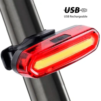 Biciclete Lumina 120 Lumeni USB Reîncărcabilă Ciclism de iluminare din Spate cu LED Stopul Impermeabil MTB Biciclete Rutier Lumină Accesorii pentru Biciclete