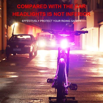 Biciclete Lumina 120 Lumeni USB Reîncărcabilă Ciclism de iluminare din Spate cu LED Stopul Impermeabil MTB Biciclete Rutier Lumină Accesorii pentru Biciclete