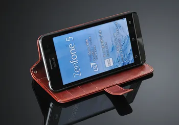 Cuque Zenfone 5 5.0-inch cartelei caz acoperire pentru ASUS ZenFone 5 din piele caz de telefon ultra subtire portofel Toc flip cover