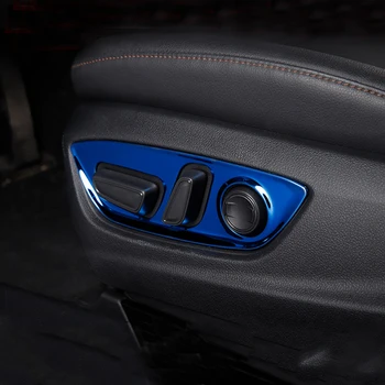 Din Oțel inoxidabil Scaun Auto Reglare Comutator Buton Capac Panou Decor Autocolant pentru Toyota Camry XV70 2018 2019 2020 Accesorii