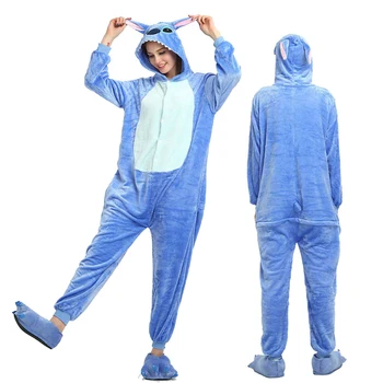 Kigurumi Pijamale pentru Femei Adulte Sleepwear Animal Pijama Stele Unicorn Onesies Cosplay Anime Costum