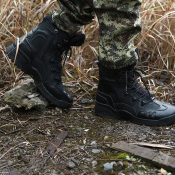 De Înaltă Calitate, Respirabil Luptă Cizme Glezna Protecție Militară De Vânătoare Tactice Cizme Barbati High Top Adidași Pantofi Drumetii, Camping