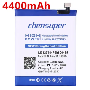 Chensuper 0 Ciclul 4400mAh Baterie pentru ZTE Nubia Z11 Li3829T44P6h806435 NX531J Telefonul Mobil de Înaltă Calitate Înlocuire Acumulator
