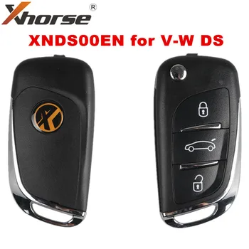 XHORSE XNDS00EN DS Stil Wireless Telecomanda Universala Cheie 3 Butoane XN002 Cheie de la Distanță pentru DS pentru VW VVDI Instrument-Cheie