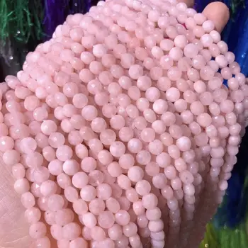 Piatra naturala Roz Morganite Margele Aplatizată forma Fațete Liber Margele Spacer Pentru a Face Bijuterii DIY Colier Brățară Accesorii
