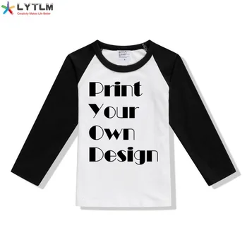 LYTLM Personalizate Tricou Copii DIY Personalizate Tricouri 14 Ani XXX Adolescente Topuri cu Maneca Lunga Top Alb Tricou Enfant Garcon
