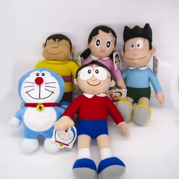 Desene animate Anime Doraemon Nobita Nobi Doraemon Minamoto Shizuka Konta Takeshi Papusa de Plus GIGANT Honekawa Suneo Jucărie de Pluș OPP Q611