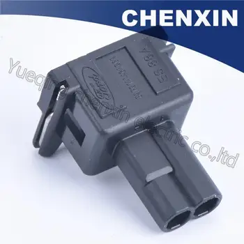 Negru 2pin auto 3.5 serie impermeabil plug sârmă electrică de locuințe cablu Electric de Locuințe conectoare Auto EV1 60400601