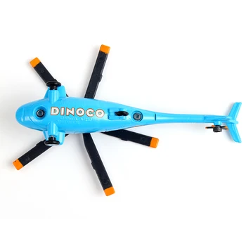 Cars Disney Pixar Cars Dinoco Elicopter Regele Nr. 43 din Metal turnat sub presiune din aliaj de Jucărie Mașină de model de avion, pentru copii de la 1:55 Liber Brand