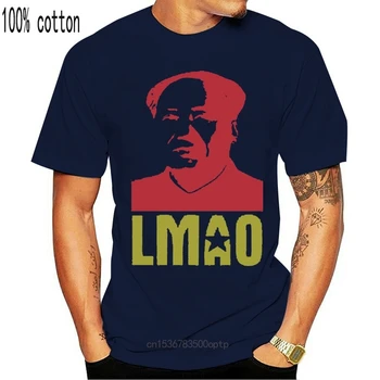 Lmao Președintele Mao - Amuzant - Mens T-shirt Mans Unic de Bumbac Mâneci Scurte, O-neck T Shirt