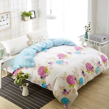 Home textile de flori carpetă acopere nou sosit pilote pat acoperi 150*200 singur suplimentare plapuma acoperă hotel gri de flori lenjerie de pat