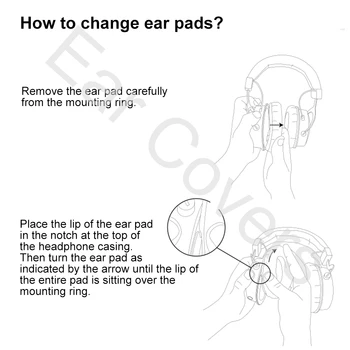 Tampoane pentru urechi Pentru Sennheiser HD250 Căști Tampoanele de Înlocuire Cască Ureche Pad din Piele PU Burete Spuma