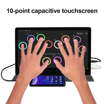 15.6 inch desklab portabile cu touchscreen laptop de gaming calculator 144Hz usbc portabil monitor 4k pentru laptop