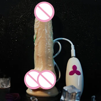 Încălzire Penisului Pentru Femei Big Dildo-uri Puternic Vagin Vibrator G-spot Anal Pluy Adulți de Sex Realiste Jucarii Penis artificial Penis Ieftin Sex - Toy
