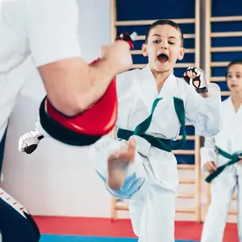 Kyokushin Kai Karate Mănuși de Înaltă Calitate de Mână Lupta Protector de Arte Marțiale Karate Formare Protector Перчатки для карате