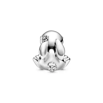 Argint 925 Farmecul Șirag de mărgele se Potrivesc Pandora Bratari Originale 2020 Daisy Iepure Farmecul Femei Bijuterii Diy