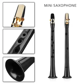 Buzunar Sax Alto Mini Portabil Saxofon Pic Saxofon cu 4 Stuf 8 Dentare Pad care Transportă Sac Instrument de Suflat din lemn pentru Incepatori