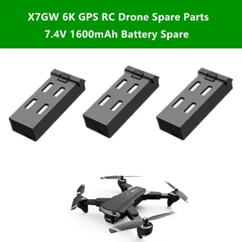 X7GW 6K GPS RC Drone Piese de Schimb 7.4 V 1600mAh Acumulator Pentru X7GW 6K HD Camera Dublă Fluxului Optic de Poziționare RC Quadcopter Piese