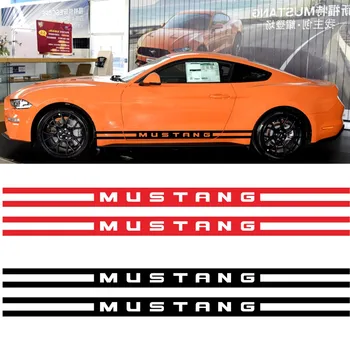 Masina Sport Autocolante Elegant Auto Latura Lungă Dungă Decalcomanii De Vinil Film De Styling, Tuning Auto Pentru Ford Mustang Automobile Accesorii