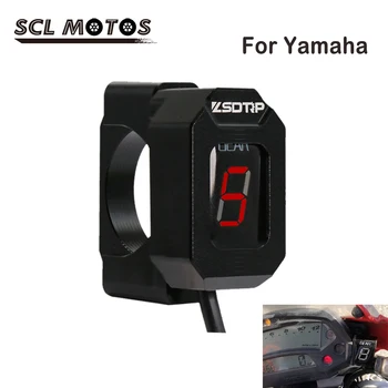 SCL MOTOS Motocicleta Impermeabil 1-6 Maneta de Viteze Indicator cu LED-uri de Afișare ECU Plug + Suport Pentru Yamaha MT125 M-SLAZ YZF-R125