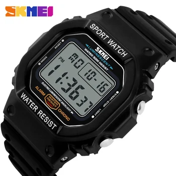 SKMEI G Stilul Digital cu Led-uri Ceasuri Sport rezistent la apa 50M Șoc Moda Casual Ceas de Brand Ceasuri Ceasuri de mana Barbati Dreptunghi Dial