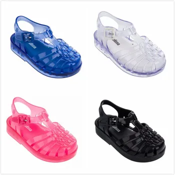 2021 Noi Copii Romi Sandale pentru Vara Mini Melissa Moda pantofi jeleu pentru fată și băiat Locuri de PVC Bomboane Pantofi Băiat Sandale HMI001