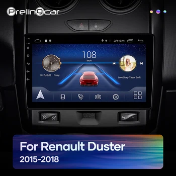 Prelingcar Android 10.0 NR. 2 din DVD Radio Auto Multimedia Player Video de Navigare GPS Pentru Renault Duster-2018 Dacia Duster