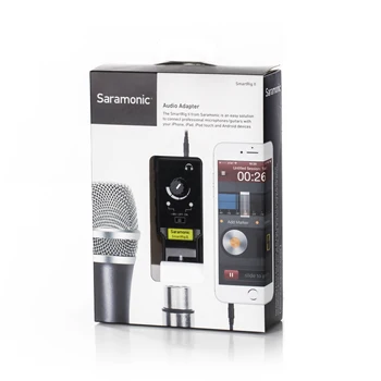 Saramonic SmartRig II Pre Universal Microfon Compatibil cu smartphone-uri Gita adaptorul de Interfață pentru iOS /iPod Touch și mai mult